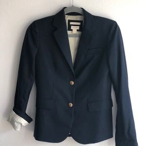 Navy Jcrew school boy blazer size 0